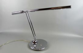 Tischlampe, runder Metallfuß, Modern, verstellbar, H.ca. 43, Dm.21 cm