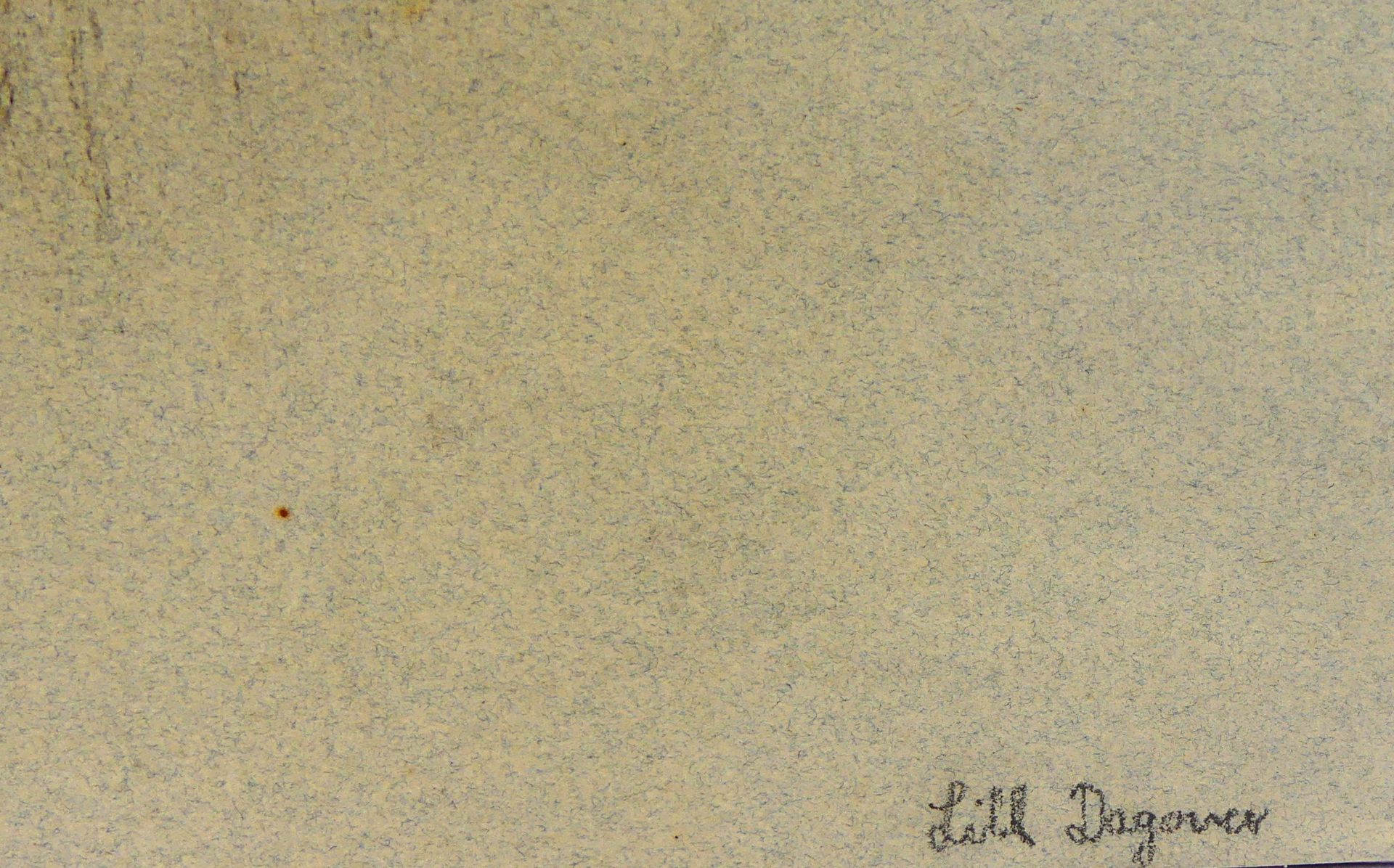 MOPP, "Damenportrait von Lill Dagover", Kohlezeichnung, - Bild 4 aus 4