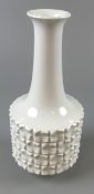 Vase, Meissen, Weißporzellan, ohne Schleifstriche, H. ca. 24 cm