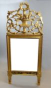 Spiegel, Frankreich, vergoldet, 1. Hälfte des 19. Jahrhunderts,
