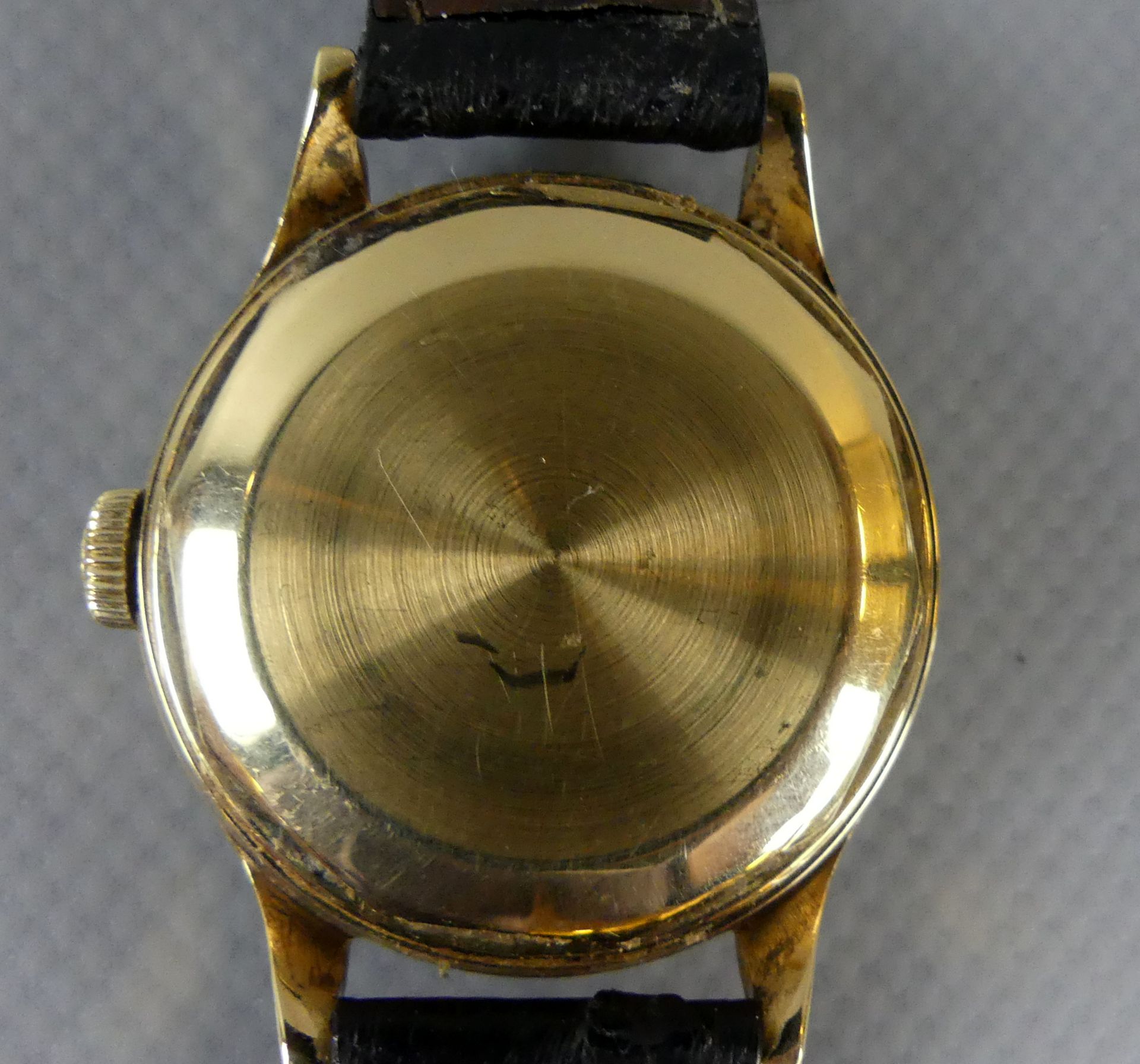Herren Armband Uhr, "Mido", 14 ct. Gold, um 1970, Automatik, - Bild 3 aus 3