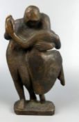IRENE MÜLLER(1962), Bronze, Nr.12/15, sig. an der Unterseite, H. ca. 32 cm