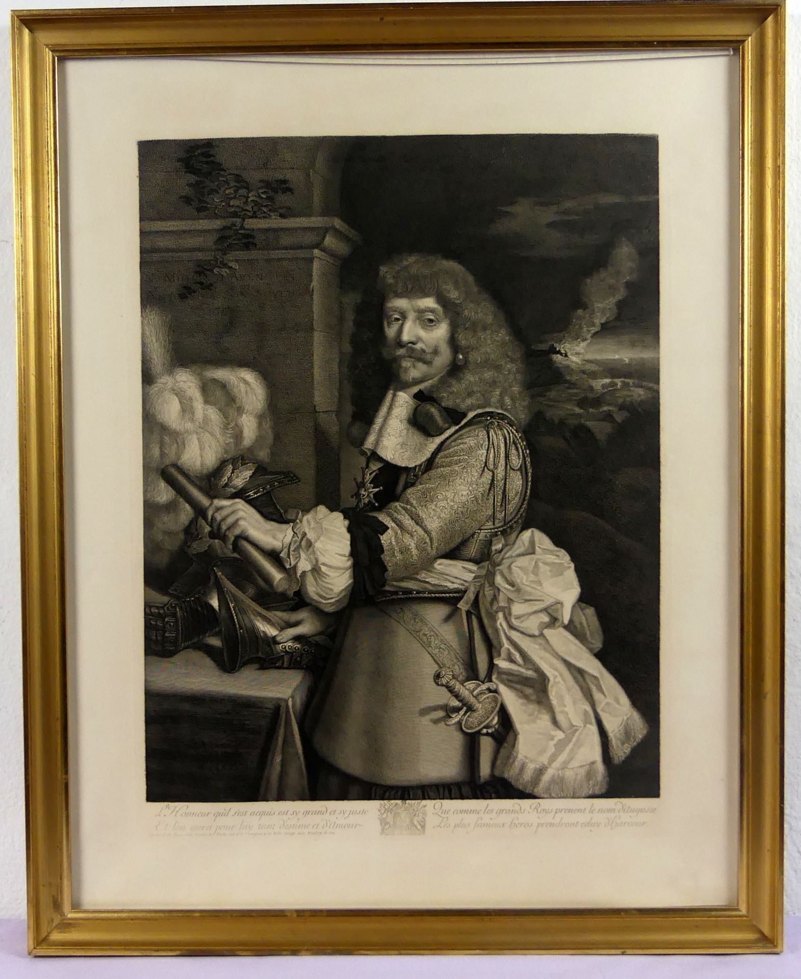 3 Stiche, Portraitaufnahmen, goldfarbene Rahmen, ca. 41x56; 50x39; - Bild 3 aus 3