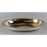 Schale, oval, 925er Sterling Silber, Halbmond/Krone, ca. 348 g.,