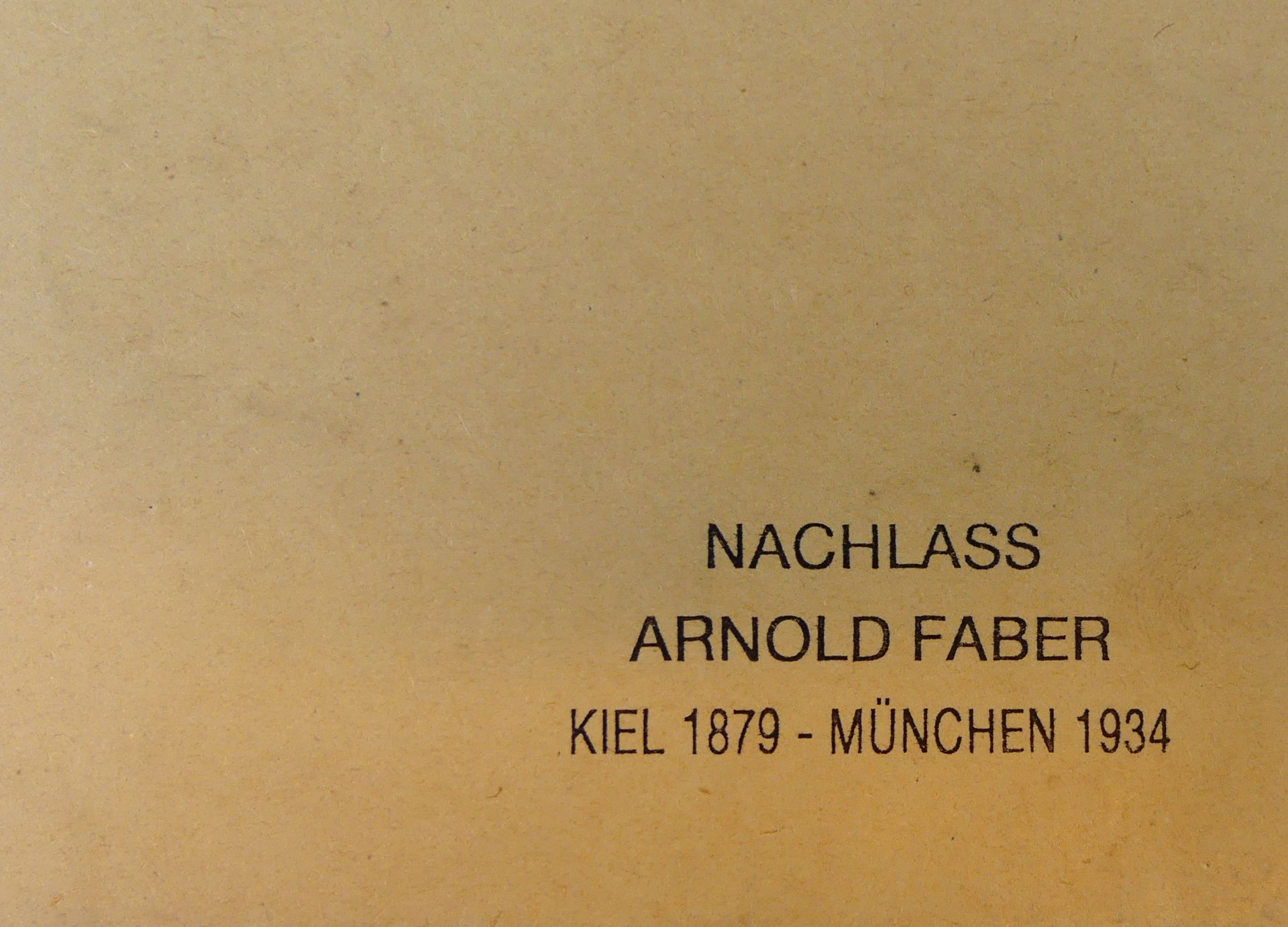 ARNOLD FARBER (1879-1934), "Damenakt", Farbkreidezeichnung, - Bild 3 aus 3