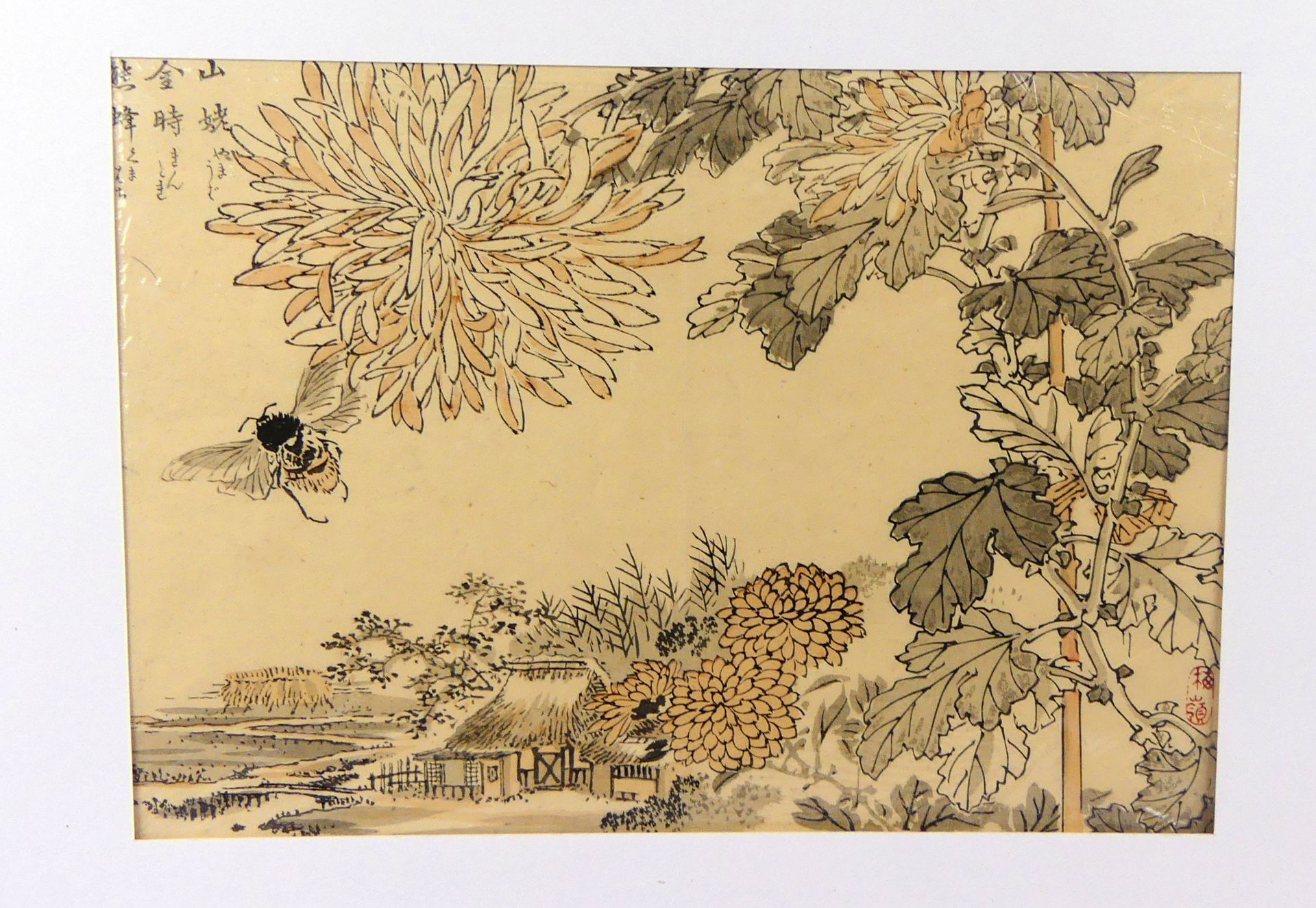 Ukiyo-e, KONO NAOTOYO BAIREI (1844-1895), "Die 100 Chrysanthemen",