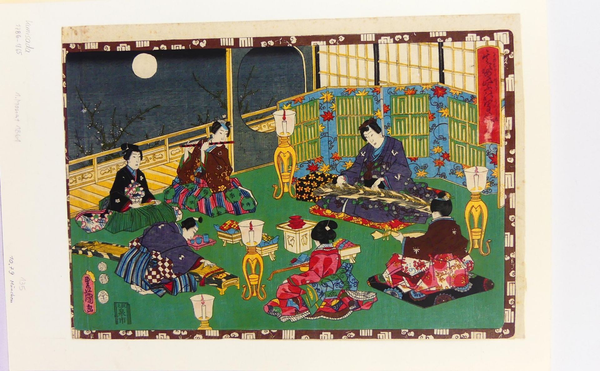 Ukiyo-e, UTAGAWA KUNISADA I (1786-1865), "Leben und Treiben",