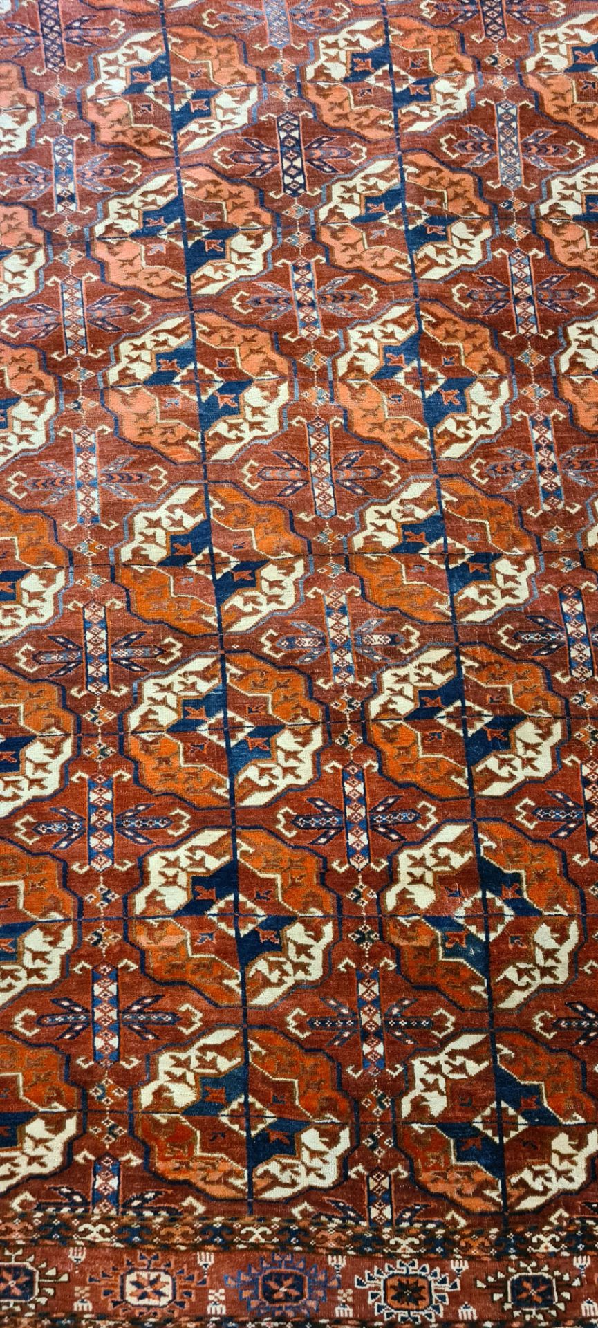Teppich. Buchara, rot, ca. 241 x 198 cm - Bild 2 aus 6