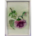 "Blumenstilleben", Aquarell, u.re.sig., U.GORKE?, ca. 44 x 29 cm