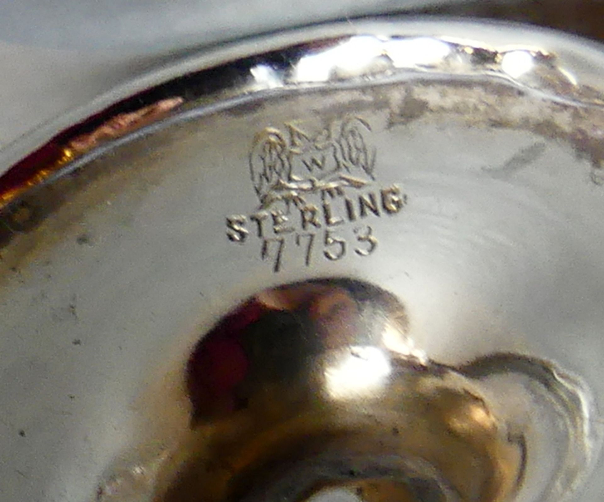 Pfeffer und Salz, Sterling, Silber, ca. 55g, auf rundem Fuß - Image 2 of 2