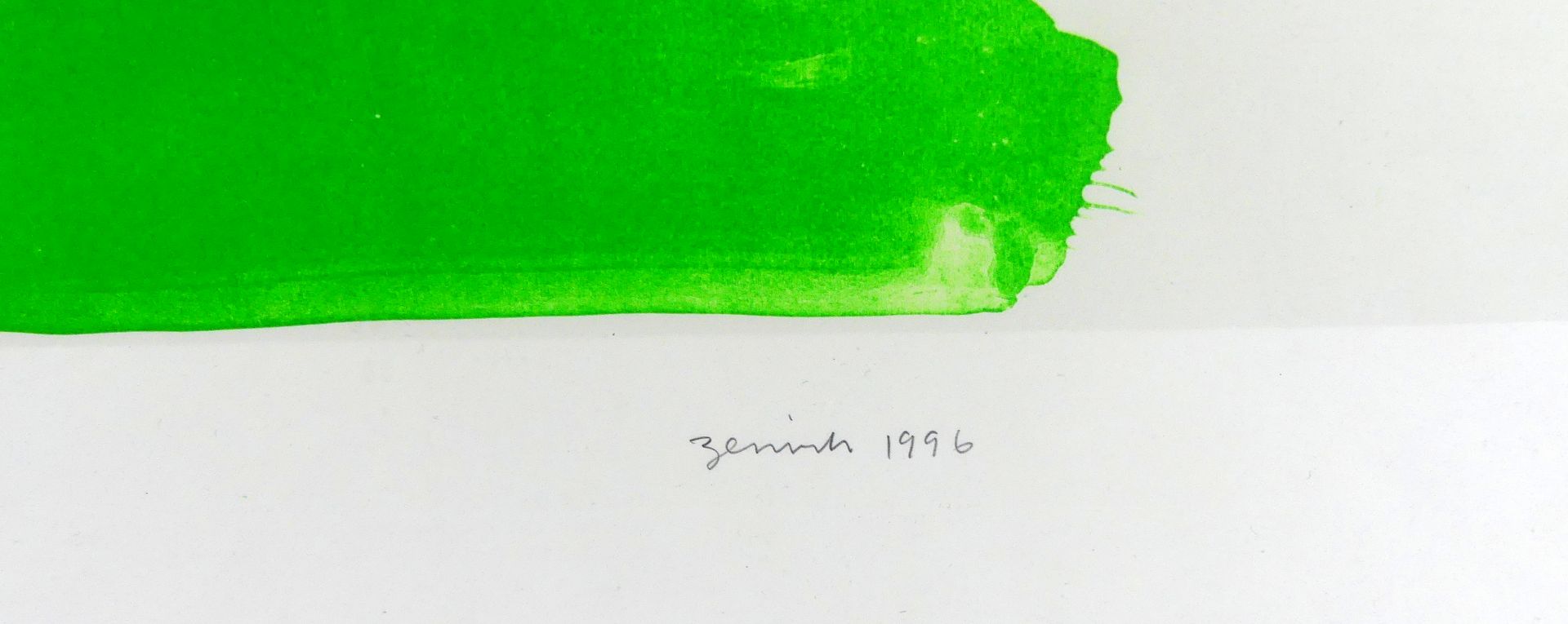 JERRY ZENIUK (1945), Farbserigraphie, unten rechts signiert, datiert 1996, - Image 2 of 2