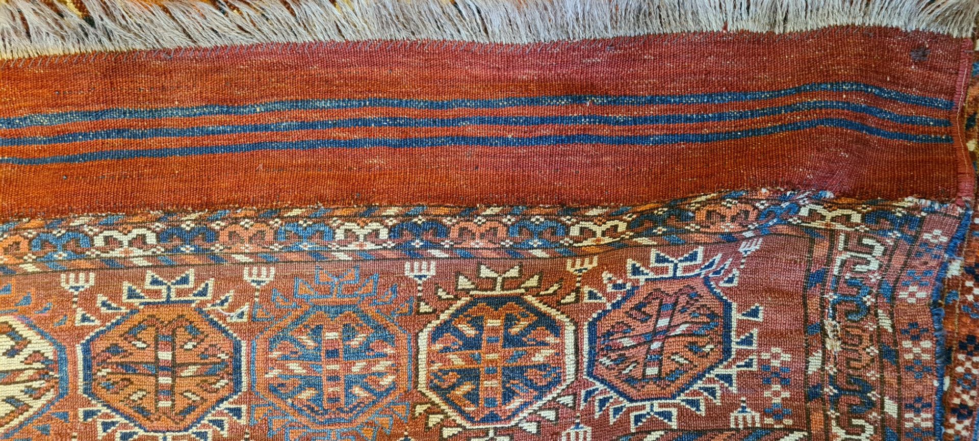 Teppich. Buchara, rot, ca. 241 x 198 cm - Bild 6 aus 6