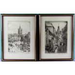 CARL HEINZ STRICKER (1926-2003), "Köln am Rhein", "Gross St. Martin",