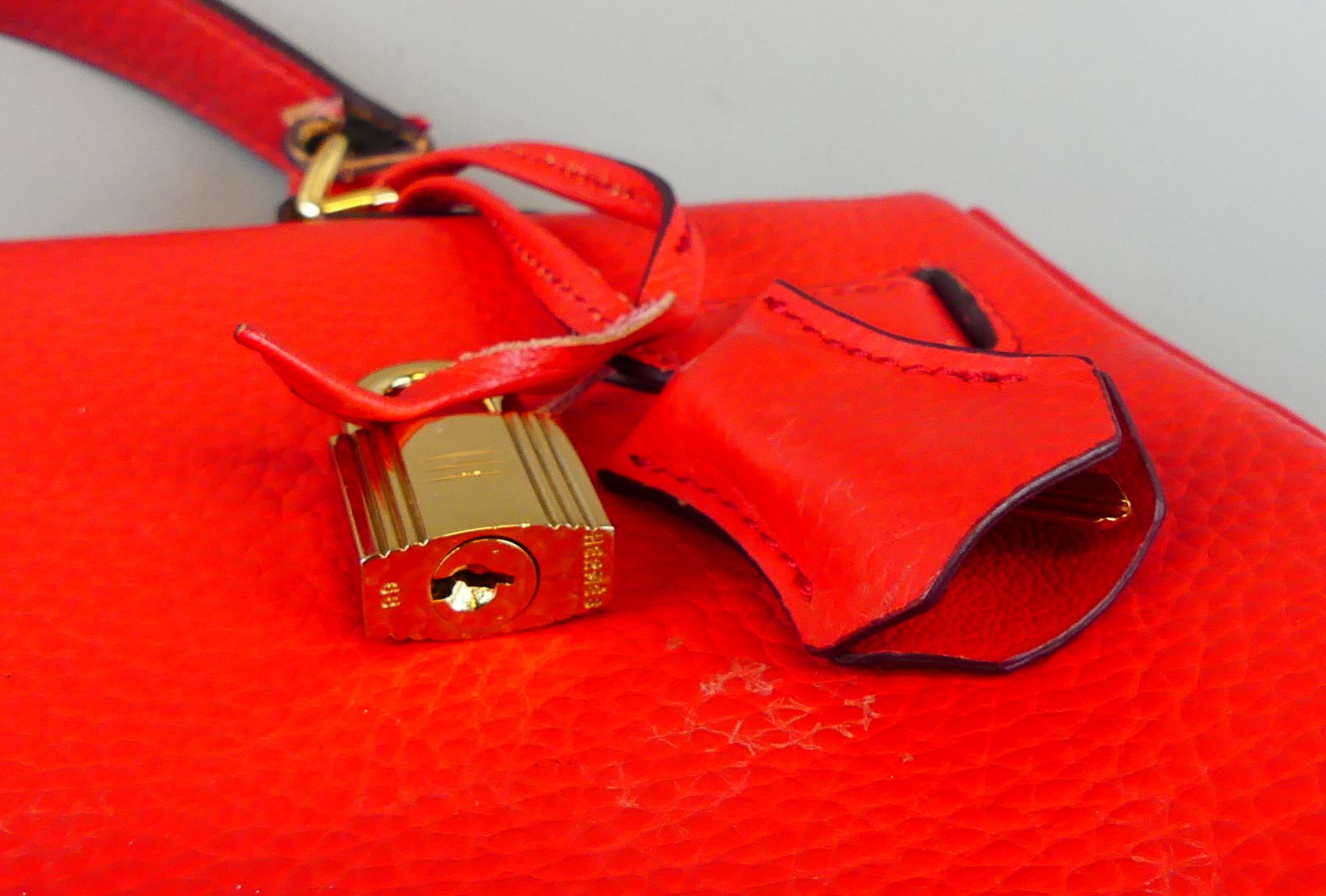 HERMÈS Handtasche "KELLY BAG 35", Koll. 2012, Modell Retourné, - Bild 10 aus 10