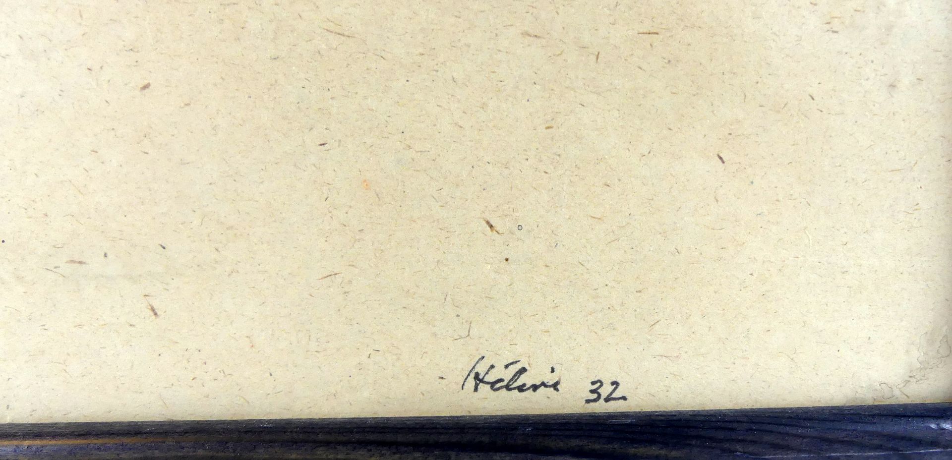 "Abstrakt", Aquarell, u.re.sig. Helion, dat. '32, ca. 29 x 38,5 cm, - Bild 2 aus 3