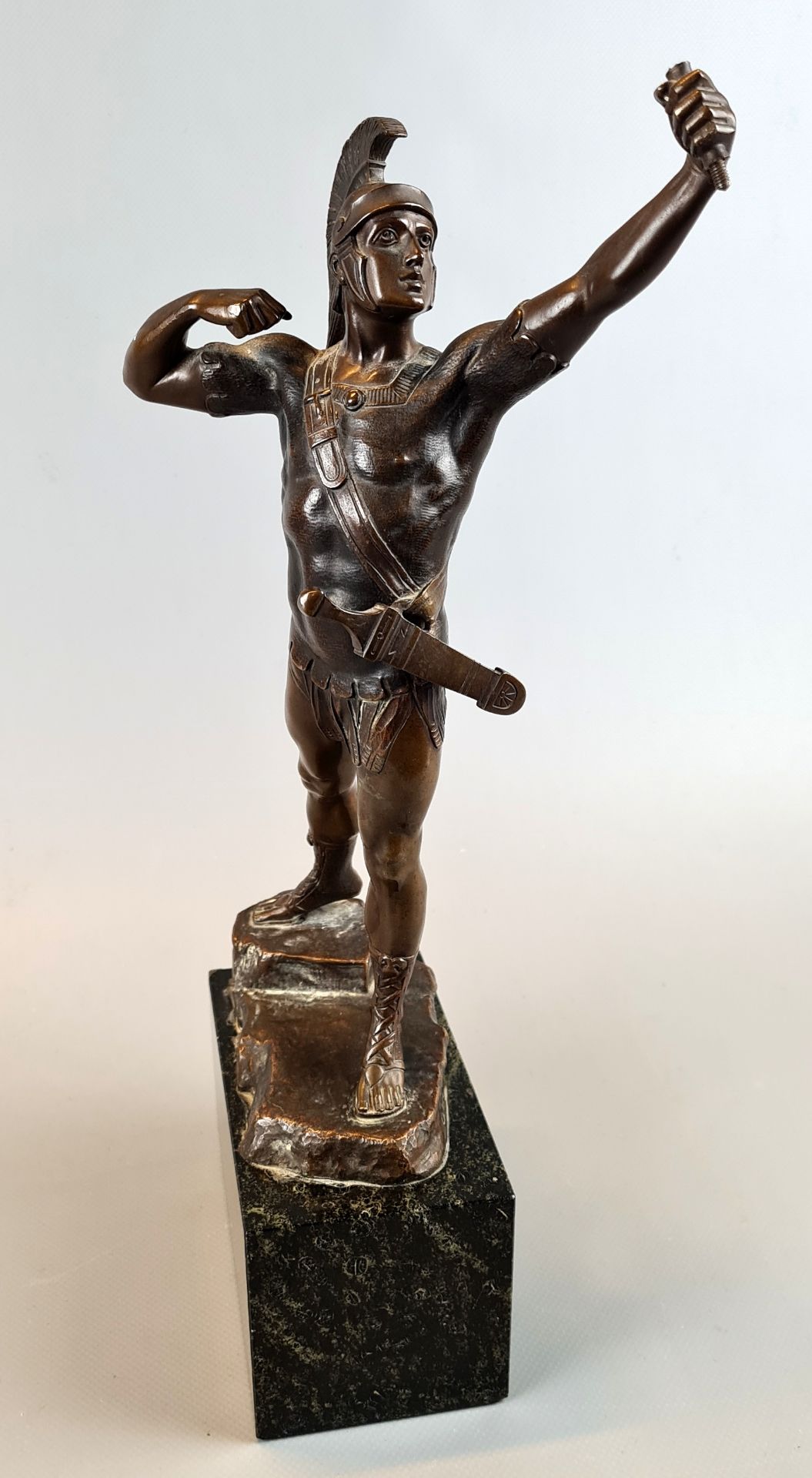 PHILIPP E. HAMBURGER, "Bogenschütze", Bronze, - Bild 2 aus 5