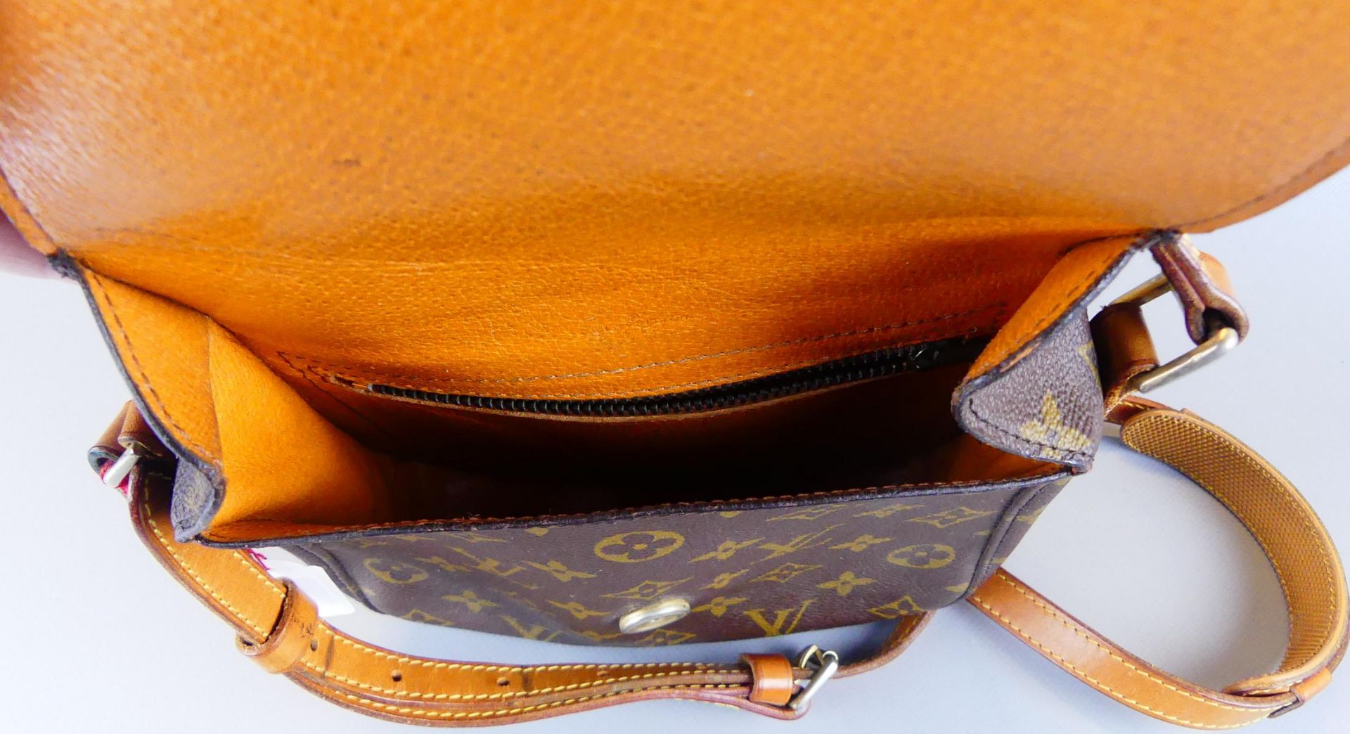 Louis Vuitton Handtasche, Initialen H.Z, "Saint Cloud", - Bild 4 aus 4