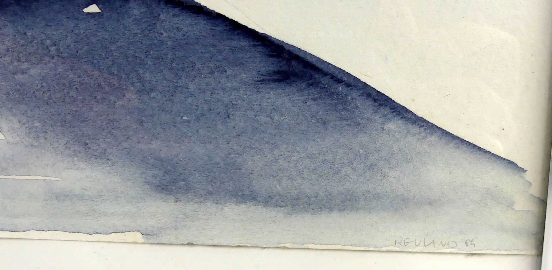 REULAND, "Abstrakt", Aquarell, u.re.sig., dat. '95, - Bild 2 aus 2