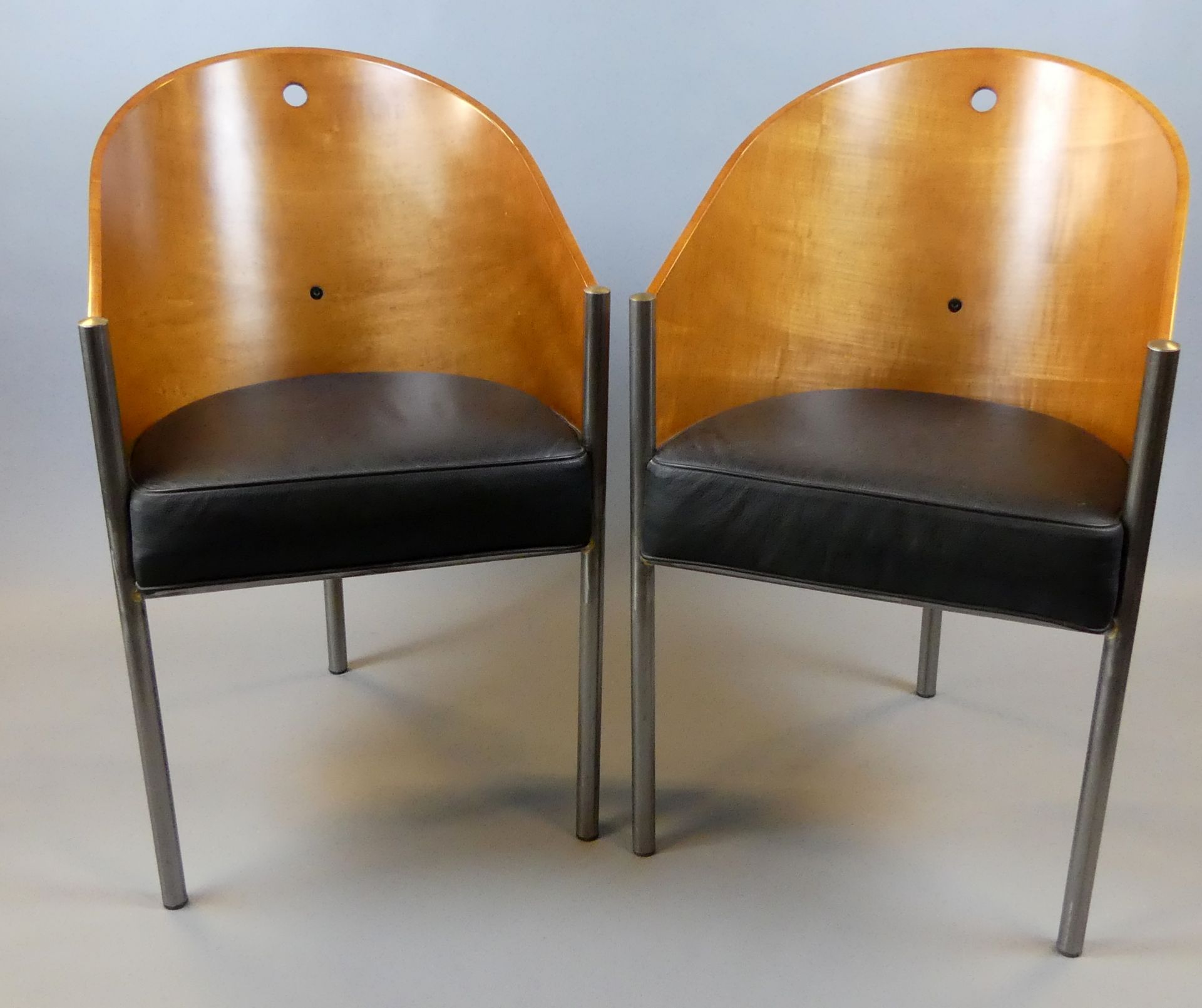 Paar Philippe Starck Stühle, "Costes-Chair" für Driade, 90er Jahre, - Bild 2 aus 5