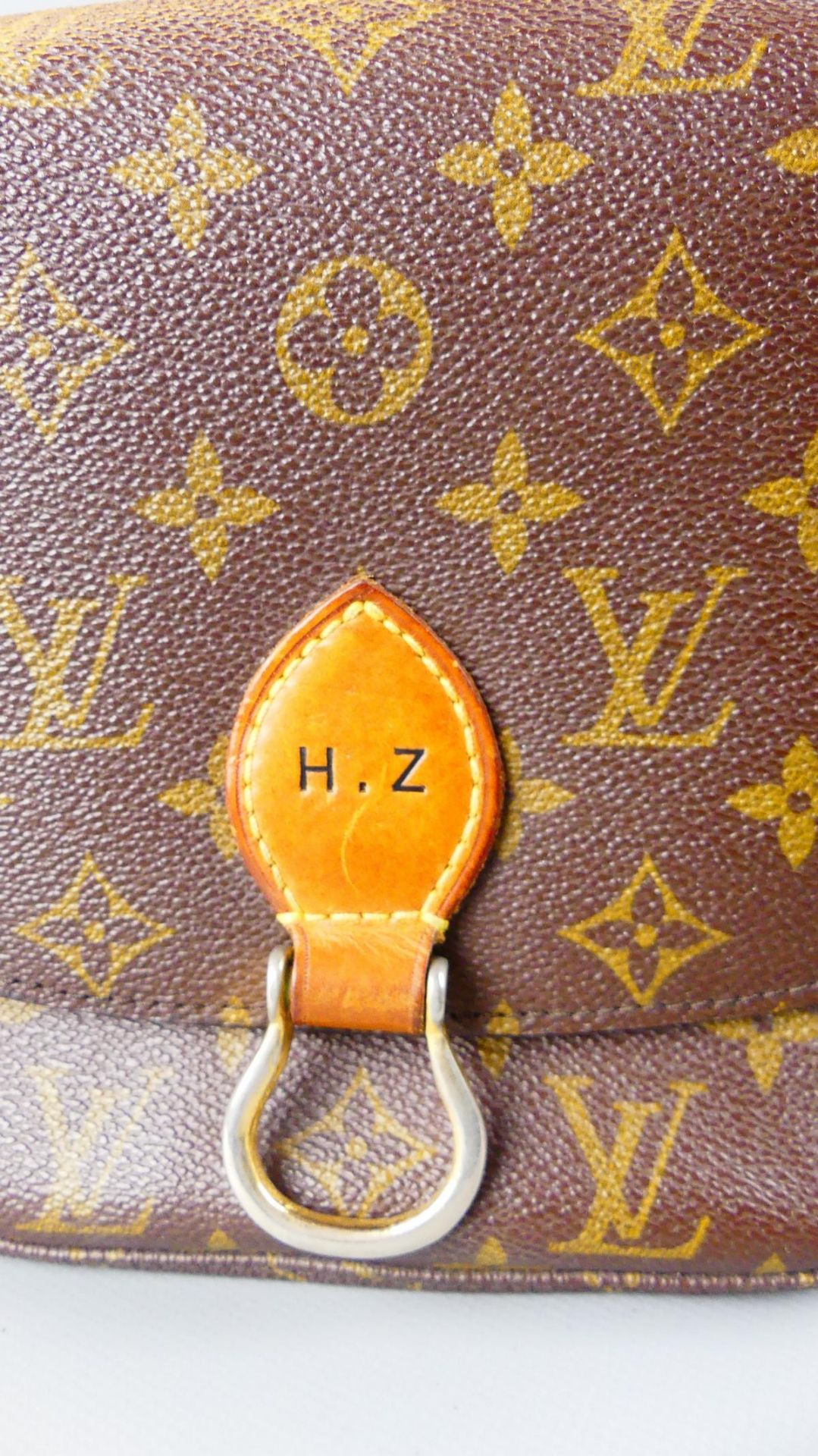 Louis Vuitton Handtasche, Initialen H.Z, "Saint Cloud", - Bild 2 aus 4