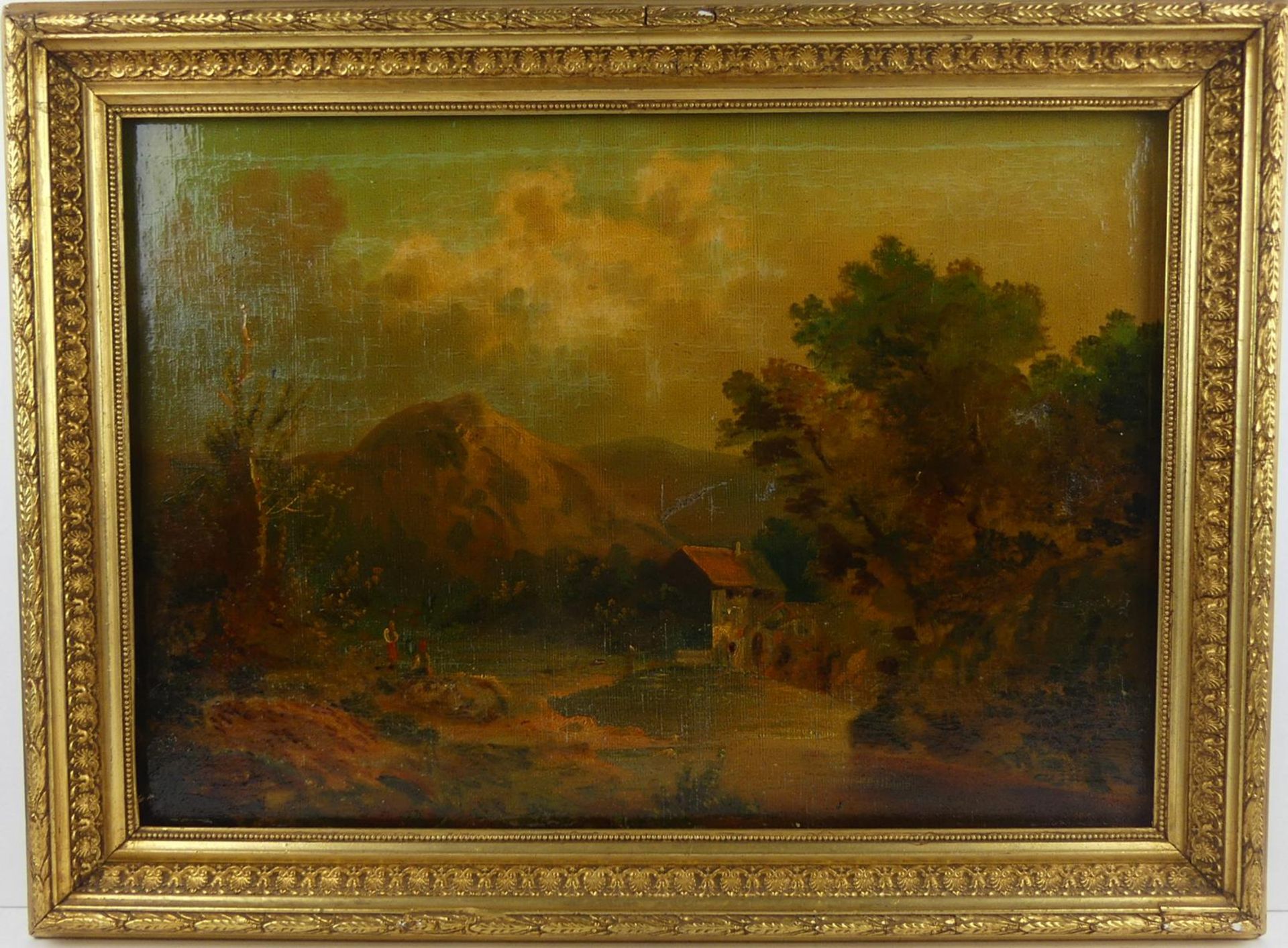 "Landschaft", Öl/Leinwand, o.sig., ca. 46 x 65,