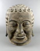Buddha Kopf, neuzeitlich, H. ca. 33 cm