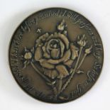 Elizabeth II silver Jubilee 1952-1977 silver medallion, with bust of Queen Elizabeth II, the reverse