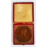 Robert Peel/ Glasgow University medallion, "The Rt. Honble. Sir Rober Peel Bart. MP Installed Lord