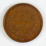 Paris Exposition Universelle 1855 Medaille D'honneur a Alexandre Pere & Fils, 4.5cm diameter