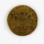 King William IIII and Adelaide coronation medallion 1831, 2.5cm diameter
