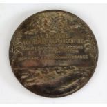 Argentina/Brussels medallion 1916, "Alberto Blancas ministre de la République Argentine a