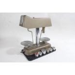 Omal Universal Moneychecker banking scales, with weights