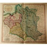 John Cary, A New Map of Poland and the Grand Duchy of Lithuania, 1799, London published by J. Cary