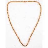 9 carat gold necklace, 12.6g