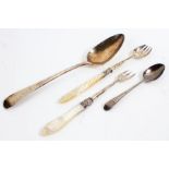 George III silver tablespoon, London 1808, maker Peter & William Bateman, the old English pattern