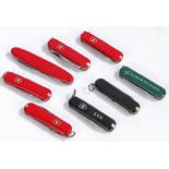 Selection of smaller size Swiss Army Knives (8)