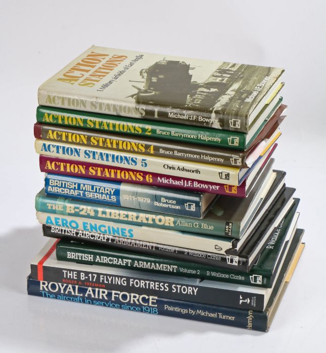 Selection of Military Aircraft themed books including, 'Action Stations' Volumes 1,2,4,5,6, relating - Image 2 of 2