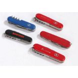 Selection of Swiss Army Knives (5)