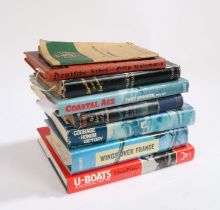 Selection of First and Second World War related books including, 'Courage, Honor, Victory' by Ian