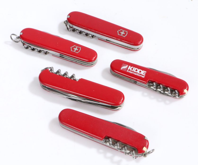 Selection of Swiss Army Knives (5)