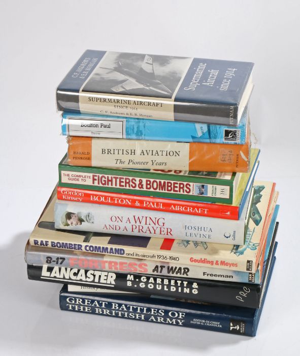 Selection of Military themed books including, 'Boulton & Paul Aircraft', 'British Aviation, The - Image 2 of 2