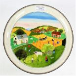 Collection of seven Villeroy & Boch display plates, including one of the 'Four Seasons' set (7)