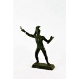 Grand Tour bronze, in the form of a Roman centurion, 16cm tall approx.