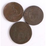 Tokens-  Birmingham mining and copper company half penny 1792, John f Gaunt Duke of Lancaster half