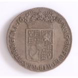 William and Mary Half Crown, 1689