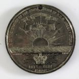 Queen Victoria Golden Jubilee 1837-1887 medal by W.O. Lewis of Birmingham, 4.5cm diameter