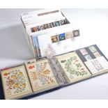 Stamps- GB FDCs 2004-2009 all bureau special cards + album of PHQs (qty)