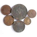 Tokens- Queen Victoria diamond jubilee royal family token, smaller diamond jubilee token, London and