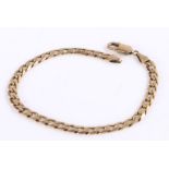 9 carat gold bracelet form of interwoven links, 23cm long gross weight 11.2 grams
