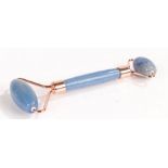 Blue stone roller 14cm long